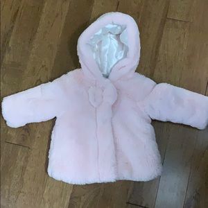 Pink Fuzzy 12month Jacket